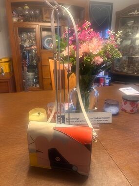 Tory Burch Robinson Convertible Mixed-Media Shoulder Bag Women's EUC